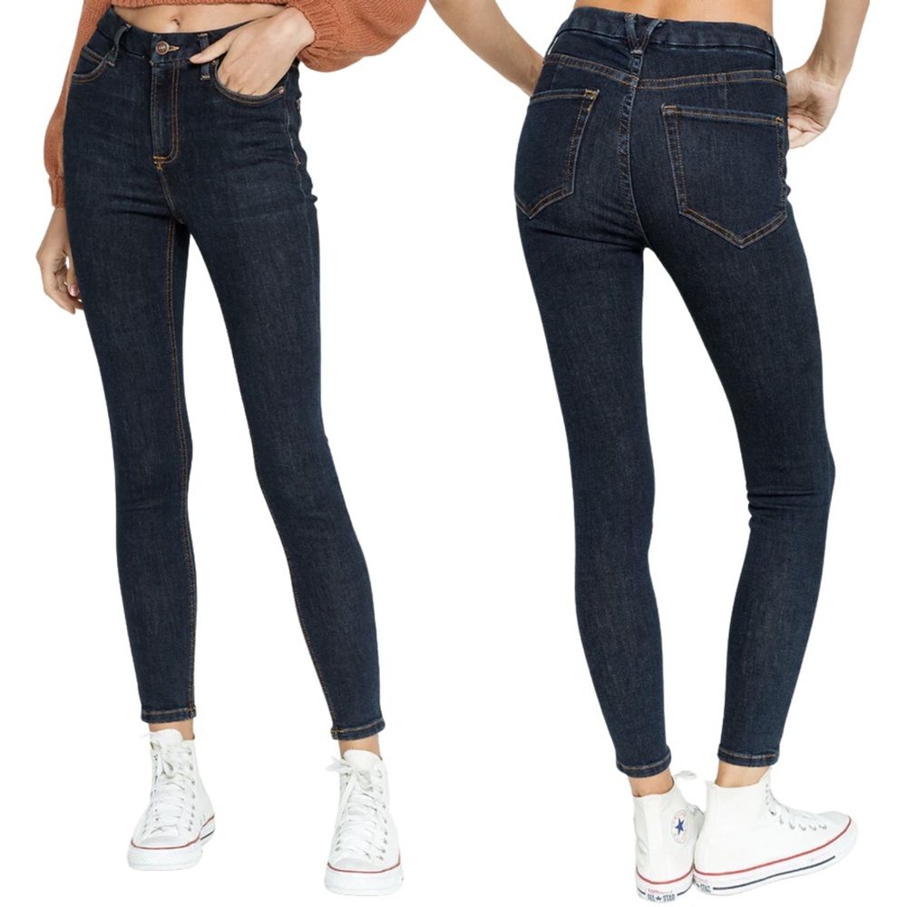 NWT Free People We The Free Montana Skinny Jeans in Dark Rinse - Picture 10 of 10